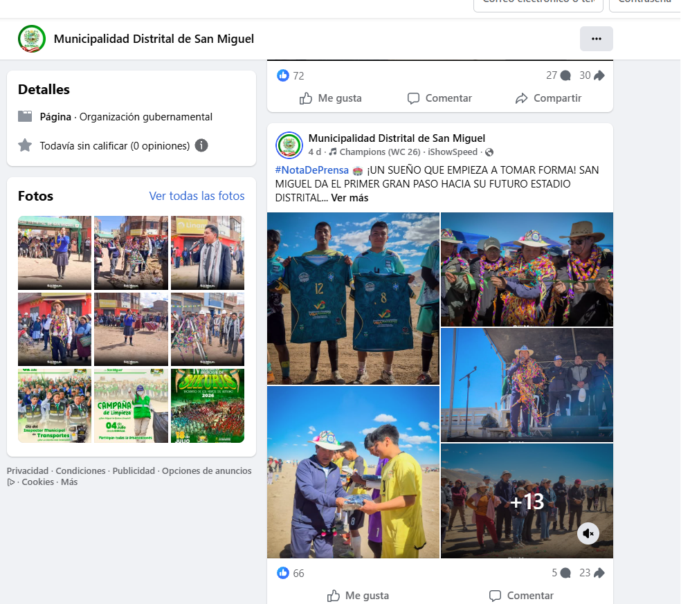 Reconocimiento a VillaGrande por su apoyo al deporte
